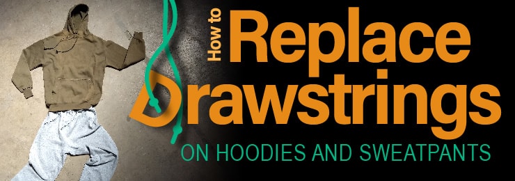 How to Replace Drawstrings on Hoodies and Sweatpants - Paracord Planet
